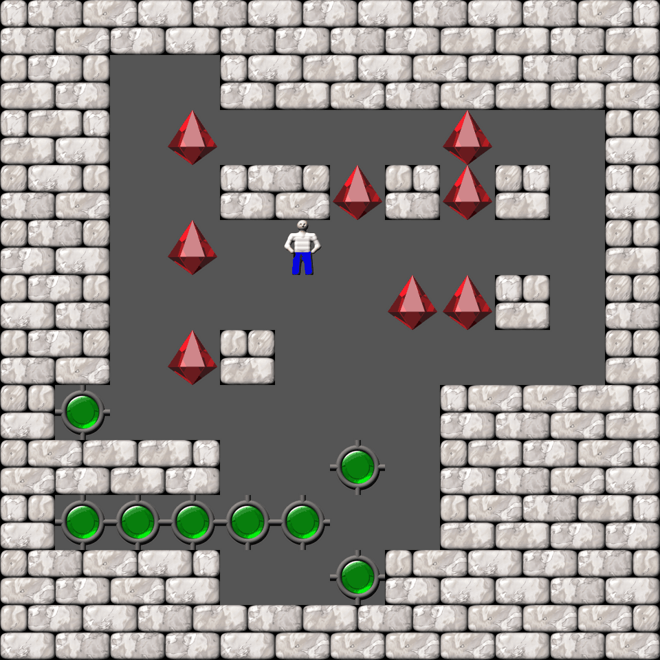 Сокобан More Bugs collections уровень 321
